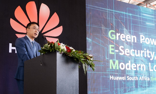 Huawei launches their smart warehouse solution 